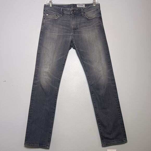 AG Men's The Graduate Tailored Leg Jeans Black Sz 34 - Picture 1 of 15